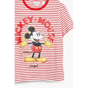 Women's T-shirt Desigual Mickey Mouse image-3