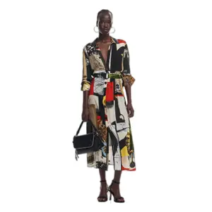 Robe chemise femme Desigual Lacroix image-1