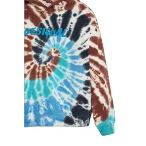 Camisola com capuz para criança Desigual Tie-Dye image-2
