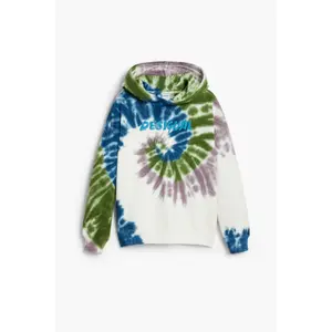 Camisola com capuz para criança Desigual Tie-Dye image-0