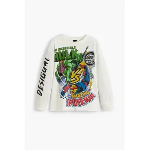 Long sleeve T-shirt Desigual Incredible Marvel image-0