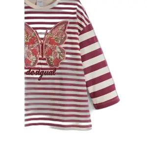 Girl's long sleeve T-shirt Desigual Cherries image-2