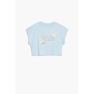 Girl's crop T-shirt Desigual Dream image-0