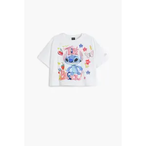T-shirt de menina Desigual Trouble Maker Stitch