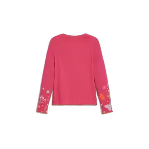 Pull col rond fille Desigual Carlota image-1