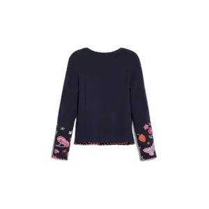 Pull col rond fille Desigual Carlota image-1