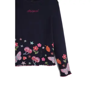 Pull col rond fille Desigual Carlota image-2