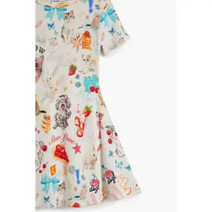 Klänning för flickor Desigual Cats image-2