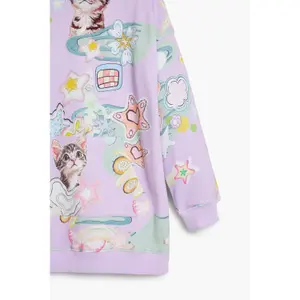 Dziewczęca sukienka sweterkowa Desigual Caty image-2