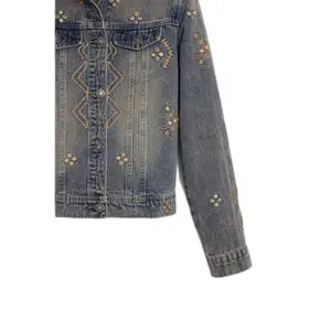Jeansjacke Damen Desigual Espejos image-3