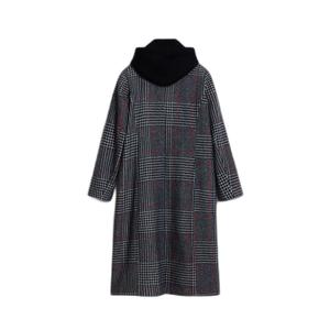 Damesjas Desigual Capucha Check image-2