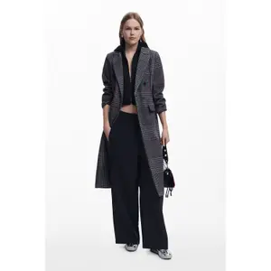 Damesjas Desigual Capucha Check image-1