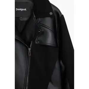 Leather jacket woman Desigual Motor image-3
