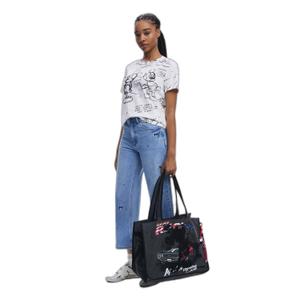 Dames-T-shirt Desigual Mickey Sketch image-1