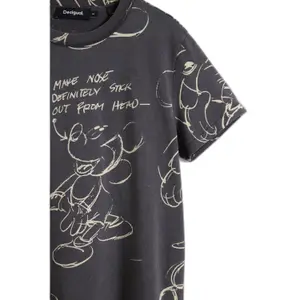 Dames-T-shirt Desigual Mickey Sketch image-3