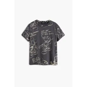 Dames-T-shirt Desigual Mickey Sketch
