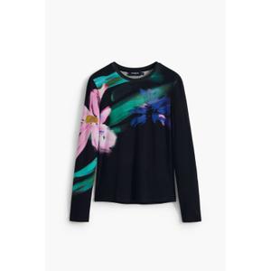 25wwtk32-2000-langarmad-t-shirt-for-kvinnor-desigual-lena-svart