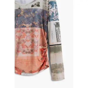 Women's long sleeve T-shirt Desigual Limbani image-3