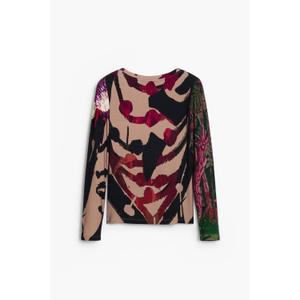 Women's long sleeve T-shirt Desigual Japon Lacroix image-2