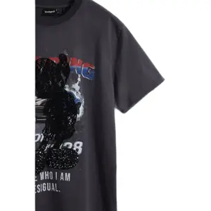 Dames-T-shirt Desigual Mickey Lace image-3