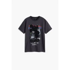 Dames-T-shirt Desigual Mickey Lace