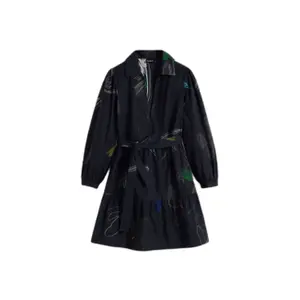 Vestido de manga larga Desigual Pisos