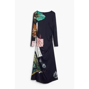 25wwvw08-2000-kleid-mit-langen-armeln-damen-desigual-patch-fiona-negro