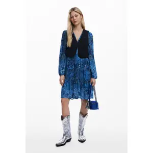 Vestido de manga larga Desigual Chaleco image-1