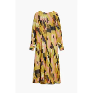 Vestido de manga comprida feminino Desigual Geometria Lacroix image-2