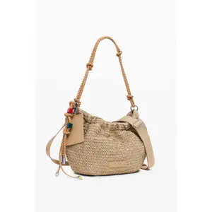 Damentasche aus Raffia Desigual Half Logo Waverly image-2