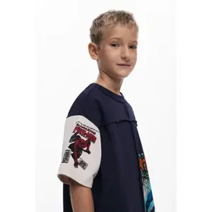 T-shirt för barn Desigual Spider image-4