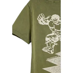 Παιδικό μπλουζάκι Desigual Hulk image-5