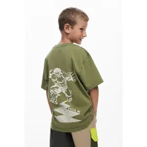 Παιδικό μπλουζάκι Desigual Hulk image-3