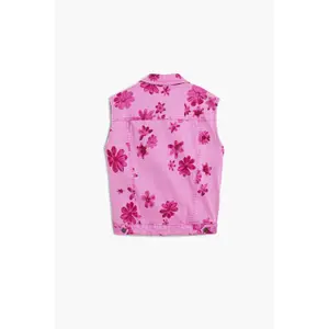 Denim uden ærmer til piger Desigual Lucia image-3