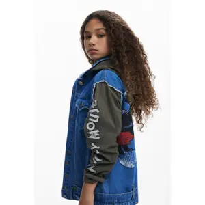 Giacca di jeans da ragazza Desigual Mickey image-5