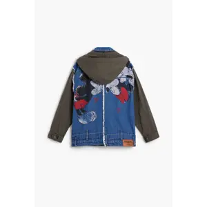 Giacca di jeans da ragazza Desigual Mickey image-2