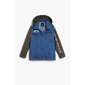 Giacca di jeans da ragazza Desigual Mickey image-0
