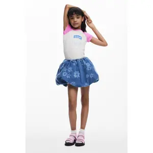 Girl's T-shirt Desigual Stitch image-4