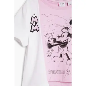 Girl's T-shirt Desigual Mickey image-5
