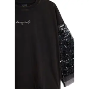 Κοντομάνικο crop t-shirt για κορίτσια Desigual Planet image-2