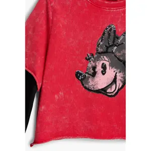 Κοντομάνικο crop t-shirt για κορίτσια Desigual Stars image-2