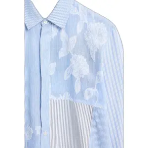 Gestreepte lange mouwen shirt van jacquard stof Desigual image-2