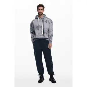 Camisola com capuz Desigual Lettering image-1