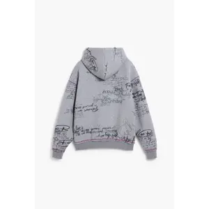 Camisola com capuz Desigual Lettering image-2