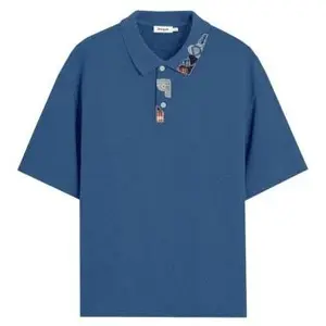 Polo with patch Desigual image-0