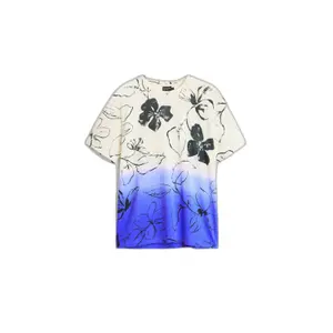 T-shirt avec motif floral en tie-dye Desigual