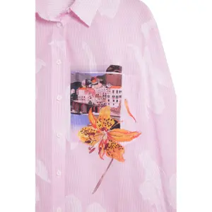 Chemise manches longues femme Desigual Pinkjac image-3