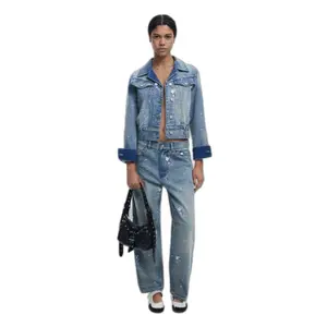 Denimjakke til kvinder Desigual Pony image-1