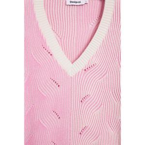 Dámský svetr s véčkovým výstřihem Desigual Bristol image-3