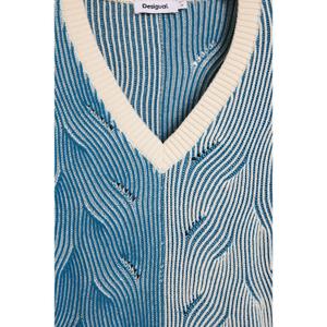 Dámský svetr s véčkovým výstřihem Desigual Bristol image-3